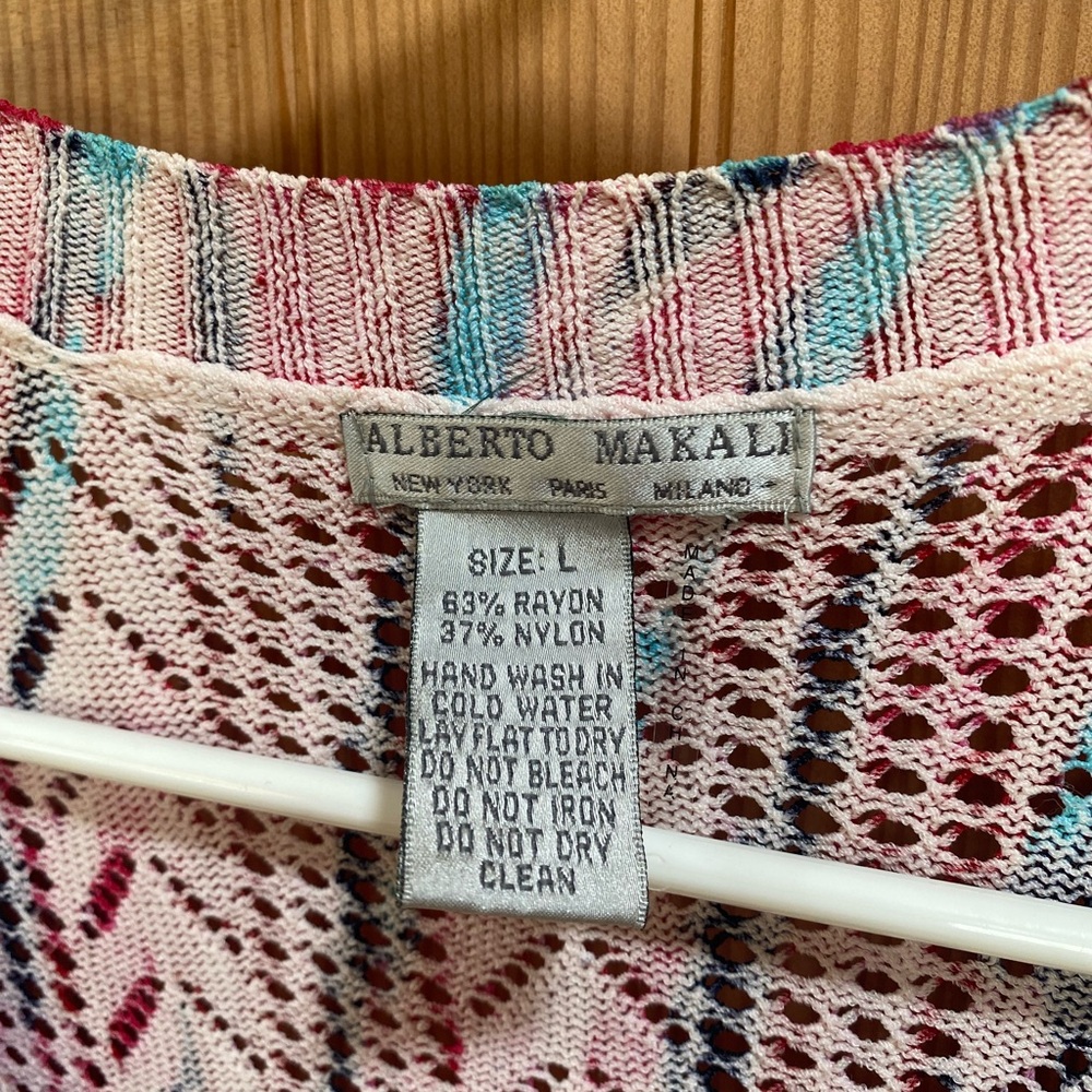 Alberto Makali Multicolor Knit Cardigan - Picture 3 of 5